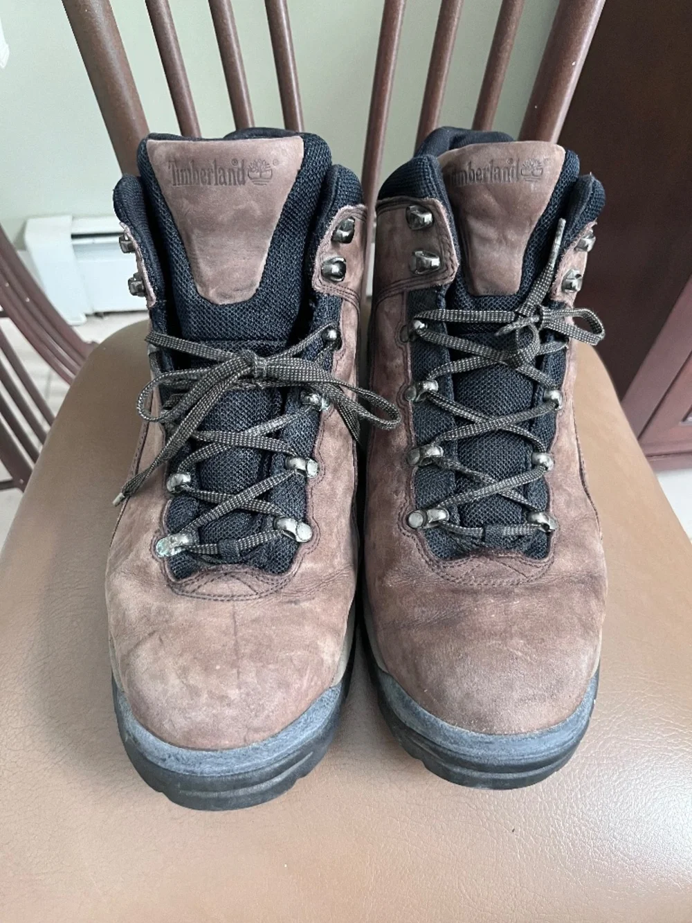 Timberland Trail Dust 2 Brown Leather Mid-Hiker Boot/Mens Size 15M